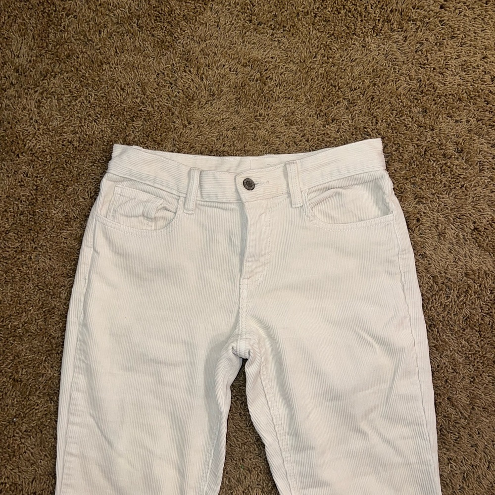 White Corduroy Pants PERFECT CONDITION